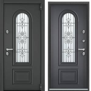 Входная стальная дверь Torex SNEGIR PRO-C PP 2680976 ЛКП Графит/ПВХ Оскуро 2000x880