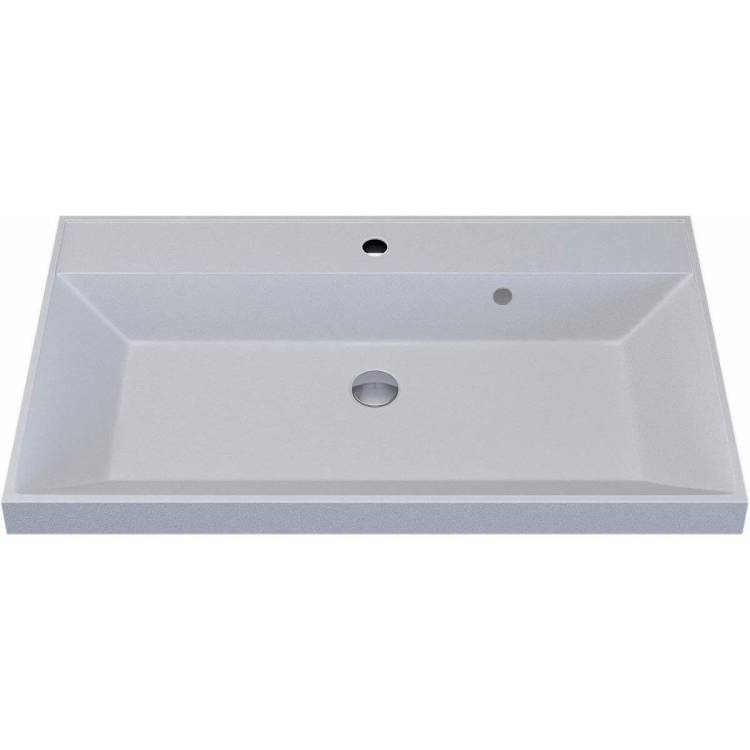 Раковина Uperwood Classic Quartz 291030006 белая матовая, жасмин, 80x45