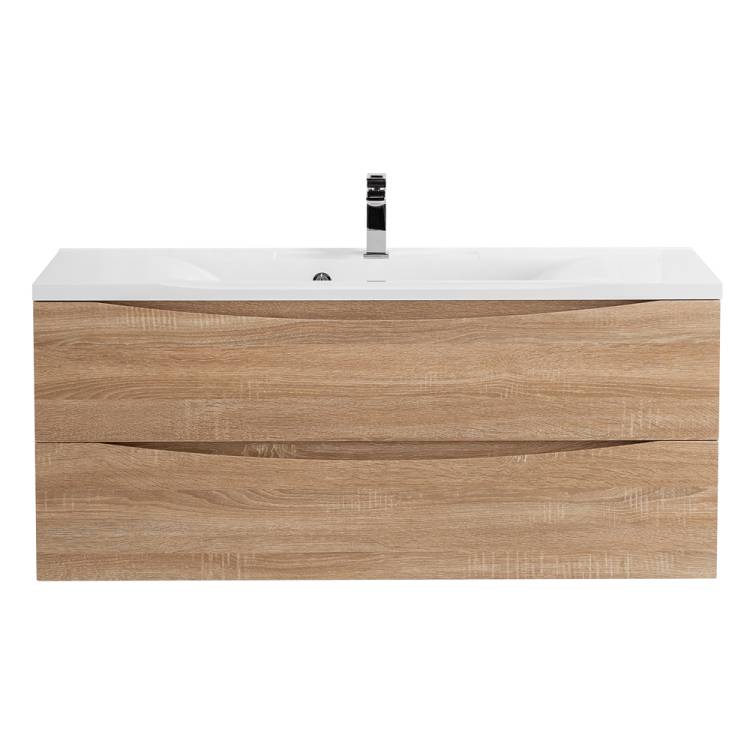 Тумба под раковину BelBagno MARINO-1200-2C-SO-WO-P подвесная, Rovere Bianco, 120x45