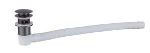 Слив-перелив BelBagno BB39-OVF-GM оружейная сталь