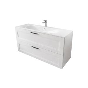 Тумба с раковиной Terminus Classik CLA101202900301O белый, 120x62
