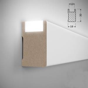 Рейка Evrowood R010 LED U 270x1.8x3