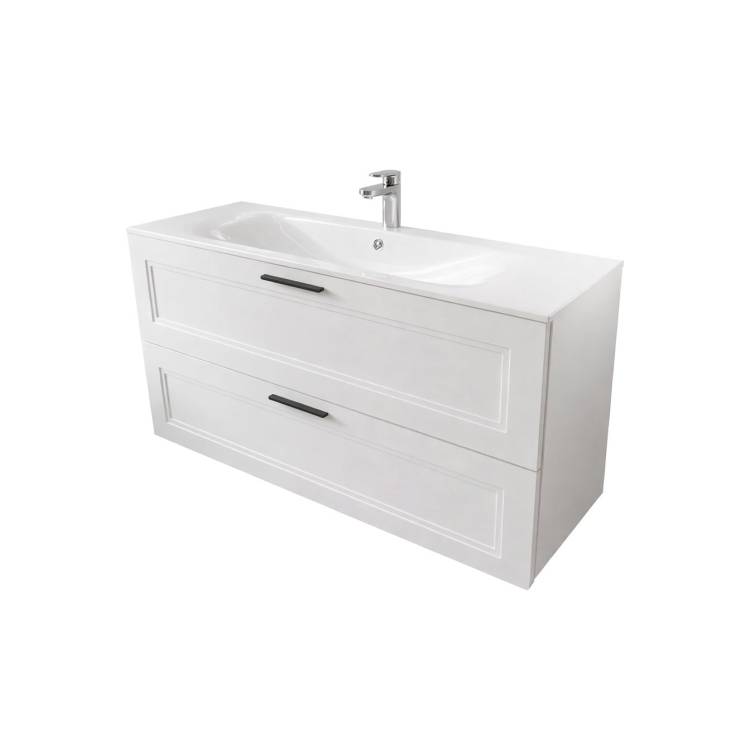 Тумба с раковиной Terminus Classik CLA101202900301O белый, 120x62