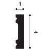 Плинтус Orac Decor Fundamentals SX162 200x1x4 фото 2