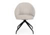 Стул на металлокаркасе Woodville Bekar 15970 бежевый / черный фото 4
