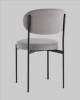 Набор из 4 стульев Stool Group Бриф DD AV 477-C83-K477NEW-9005-K X4 серый, велюр фото 6