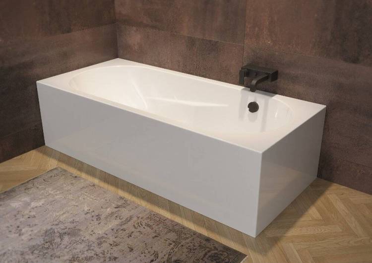 Акриловая ванна Riho Bathtubs B079005005 Lazy 170x75 правый - plug & play