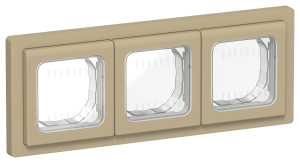 Рамка 3-постовая IEK Flite FI-M30-32-55-K59 хаки