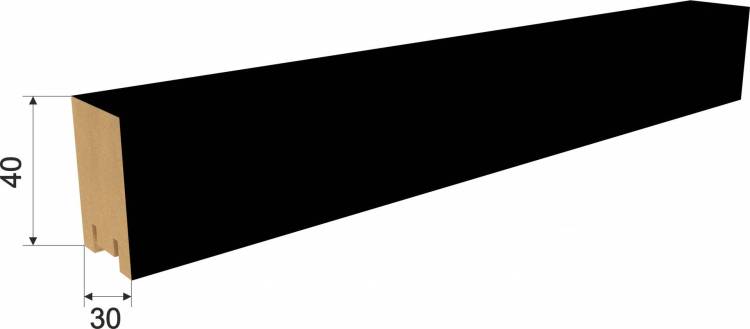 Декоративная панель МДФ Stella Ривьера Black Edition 270x3x4