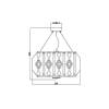 Подвесной светильник Vele Luce Buzzati VL2181P06 фото 4