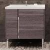 Тумба с раковиной AQUATON Стоун 80 грецкий орех фото 3