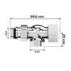 Набор термостатический осевой Royal Thermo Design НС-1640374 1/2" М30х1,5 Хром фото 4