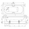 Стальная ванна Bette Form 160x70 фото 4