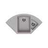 Кухонная мойка Ulgran Quartz Marta 1000-04 платина