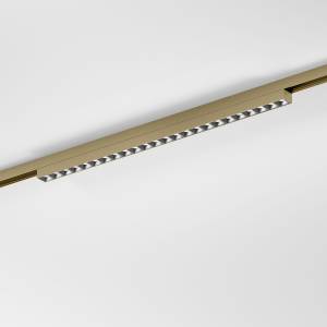 Трековый линейный светодиодный светильник Elektrostandard Brass Line 85529/01 20W 4000K латунь
