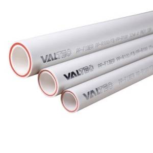 Полипропиленовая труба VALTEC армированная стекловолокном PP-FIBER PN 20, VTp.700.FB20.50, 50x6,9 мм