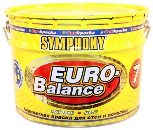 Краска интерьерная Symphony Euro Balance 7 база А 2.7 л