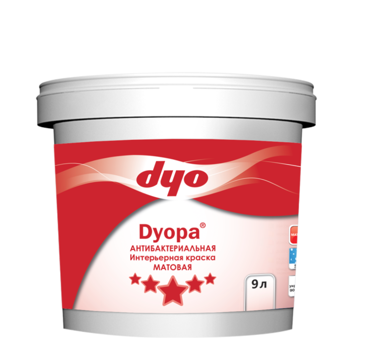 Интерьерная готовая краска DYO Dyopa Hazir Boya 2.5 л