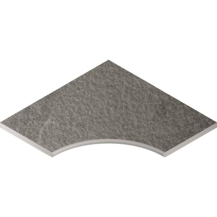 Бортик Italon Контемпора X2 620090000225 Карбон Угловой Закругленный 30 60x60