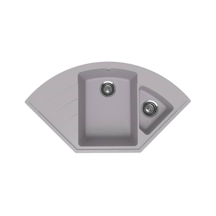 Кухонная мойка Ulgran Quartz Marta 1000-04 платина