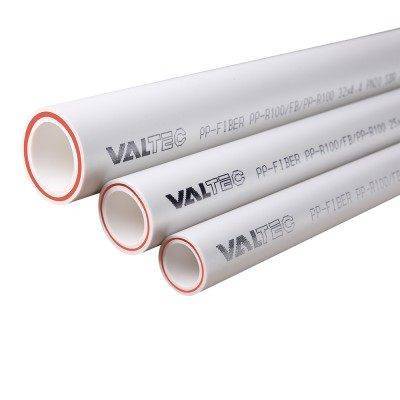 Полипропиленовая труба VALTEC армированная стекловолокном PP-FIBER PN 20, VTp.700.FB20.50, 50x6,9 мм