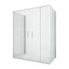 Душевое ограждение NEW TRENDY NEW CORRINA  160x90x195 K-0487 (хром)