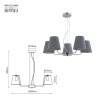 Подвесная люстра Rivoli Evie 2087-305 фото 2