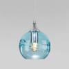Подвесной светильник Eurosvet Lotus 50221/1 голубой фото 5