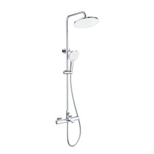 Душевая стойка Wonzon & Woghand WW-C3011-A-CR хром, с термостатом