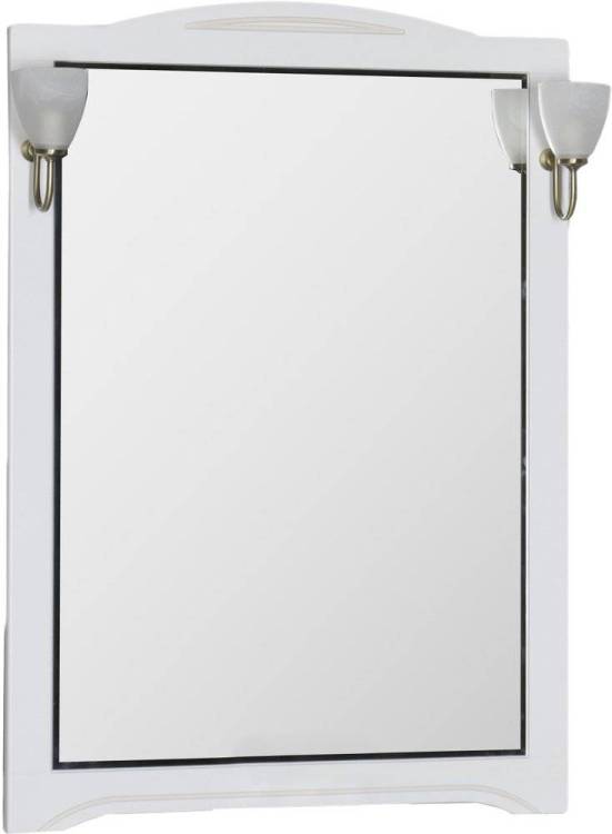 Зеркало Aquanet Луис 80 белое