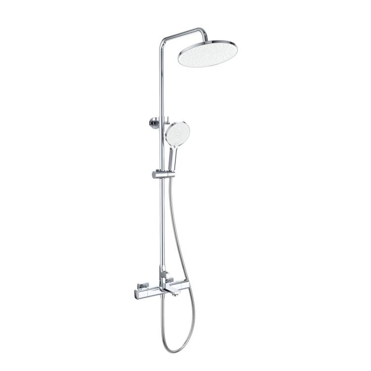 Душевая стойка Wonzon & Woghand WW-C3011-A-CR хром, с термостатом