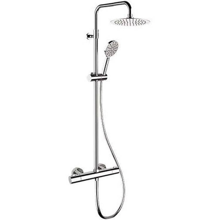 Душевая система Remer Elegance EQ32A8MPUFM30 хром, с термостатом