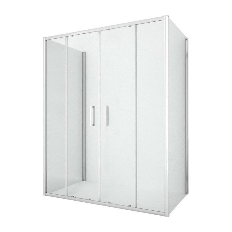 Душевое ограждение NEW TRENDY NEW CORRINA  160x90x195 K-0487 (хром)