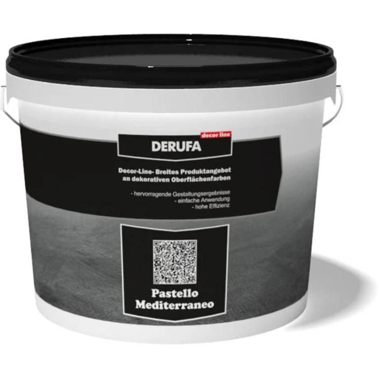 Декоративное покрытие защитное Derufa Pastello Mediterraneo с эффектом старой покраски 1 кг
