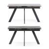 Стол Woodville Невис 553538 creto statuario cara polished, черный 140(200)x80x76 фото 12