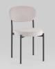 Набор из 4 стульев Stool Group Бриф SN AV 477-C81-7016-K светло-серый каркас антрацитовый муар фото 3