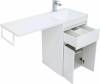 Тумба с раковиной Aquanet Токио 110 R 239207 напольная, белый фото 6