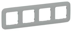 Рамка 4-постовая IEK Flite FI-M42-31-20-K03 серый