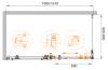 Душевой уголок Cezares Stylus-M STYLUS-O-M-AH-1-160/90-C-Cr профиль хром глянцевый, стекло прозрачное, 160x90x195 фото 4