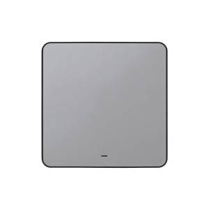 Зеркало Uperwood Modul 3049345672 с подсветкой, бесконтактный сенсор, антизапотевание, холодная подсветка, черное, 80x80 см