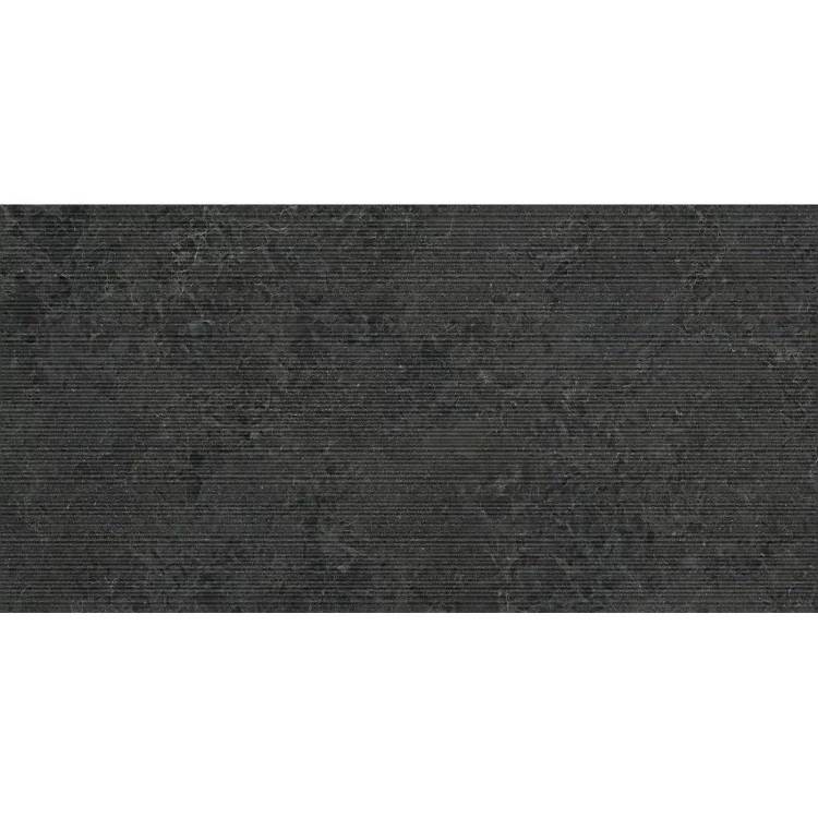 Керамогранит Piemme Valentino Limestone 5602A Belgium Black Ribbed Nat Ret 60x120