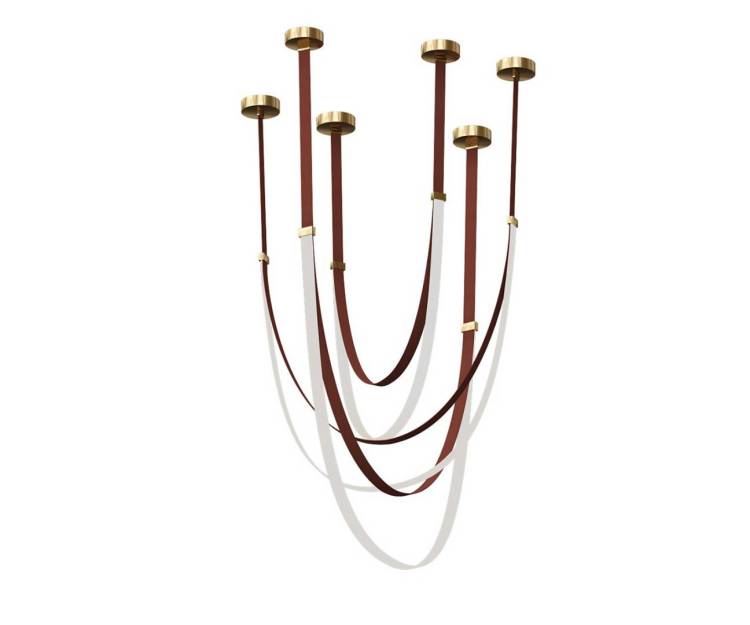 Подвесной светодиодный светильник Kink Light Лирд 07689A-120+150+180,04