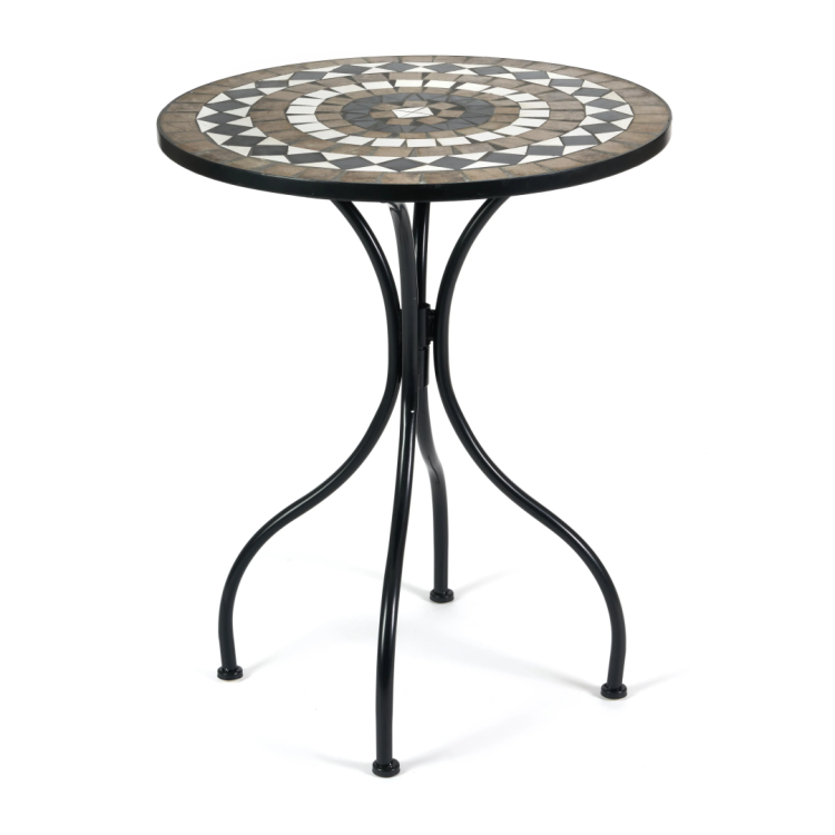 Стол журнальный Tetchair Secret De Maison Romeo (mod. Pl08-7451RV) 14068 черный /плитка "калейдоскоп" 60x72x60
