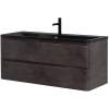 Тумба под раковину Belbagno Albano ALBANO-1200-2C-SO-RNG 120x45x50 Rovere Nature Grigio подвесная с двумя выкатными ящиками фото 4