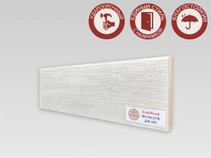 Плинтус МДФ TeckWood цветной Дуб Айс 2150x80x10