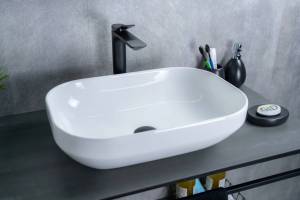 Раковина Gid Lago D1468 51195 белая, 50x36x14.5