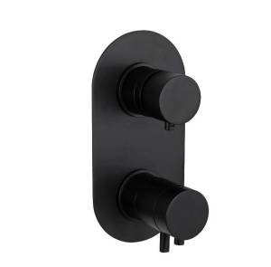 Смеситель для душа Remer Elegance NT93KBCFP черный брашированный хром