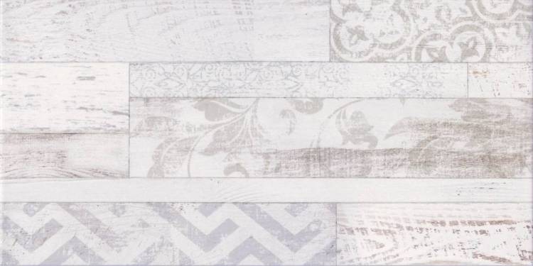 Керамическая плитка Global Tile San Remo GT13VG Геометрия Белый 50x25