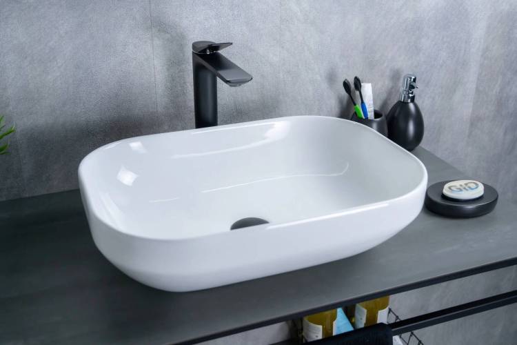 Раковина Gid Lago D1468 51195 белая, 50x36x14.5