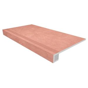 Ступень Ametis by Estima Spectrum 39141 Set/Steptrade/SR05_NS/33x120/Riser/SR05_NS/14,5x120 SR05 неполированная с бортиком 33x120 + Подступенок 14.5x120